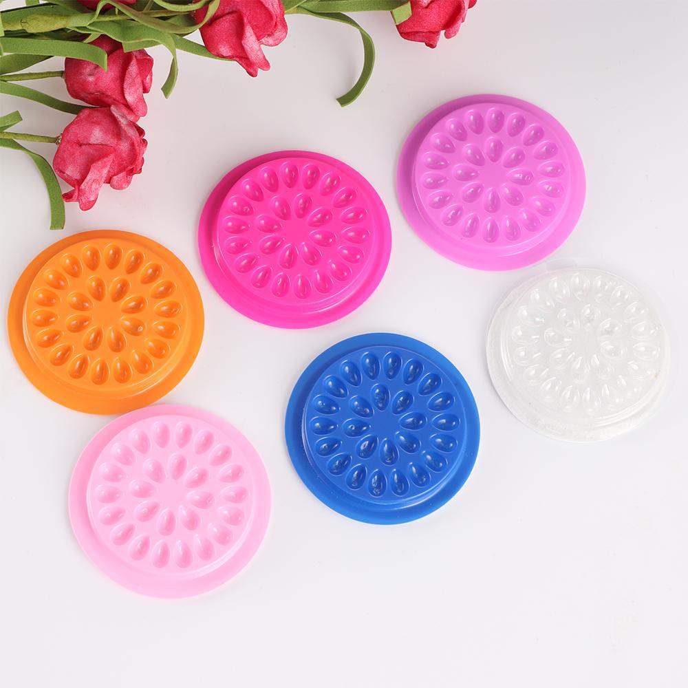 Set 3 / 5 / 10 Miếng Dán Nhựa Hình Bông Hoa Dùng Để Nối Mi Trang Điểm Làm Đẹp