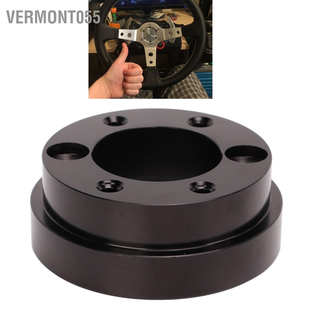 Có thể bán buôn Bộ điều hợp vô lăng 70mm bằng hợp kim nhôm cho Logitech G25 G27 G29 G920 13 14in Vermont055 Hàng giao ngay