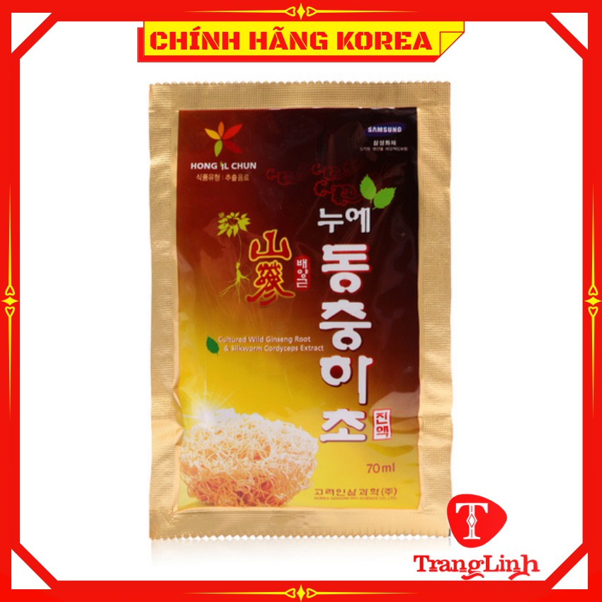 Nước đông trùng hạ thảo sâm núi Bio hàn quốc, xách 30 gói - tranglinhkorea