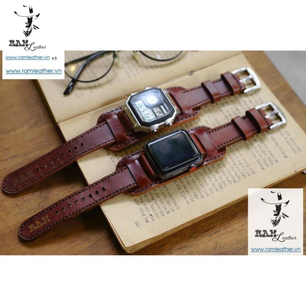 Tấm Lót Bundstrap Da Bò Thật Bền Đẹp B1 Nâu Đỏ - RAM