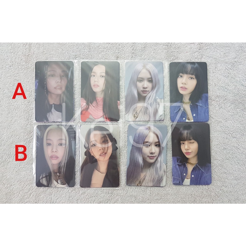 ẢNH PHOTOCARD QUÀ TẶNG KÈM PRE ORDER ALBUM HOW YOU LIKE THAT BLACKPINK