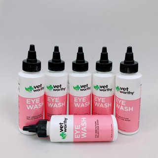 Dung dịch lau mắt cho chó mèo Vet Worthy 4oz 118mL