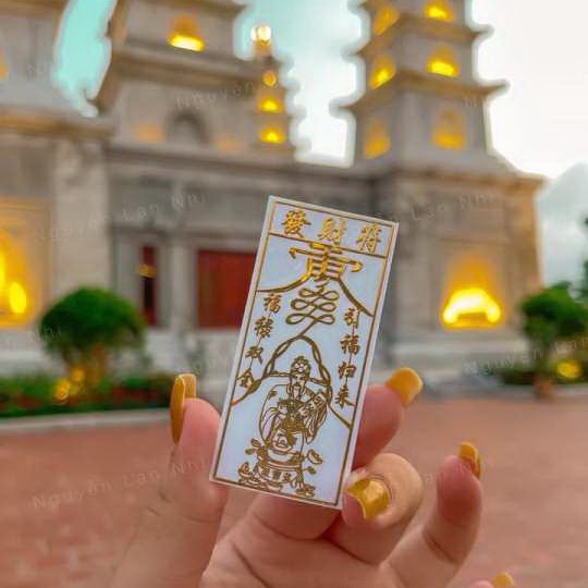 SET 4 miếng dán điện thoại, linh phù ĐỔI NHÀ ĐỔI XE, miếng dán điện thoại tài lộc, phong thuỷ ý nghĩa