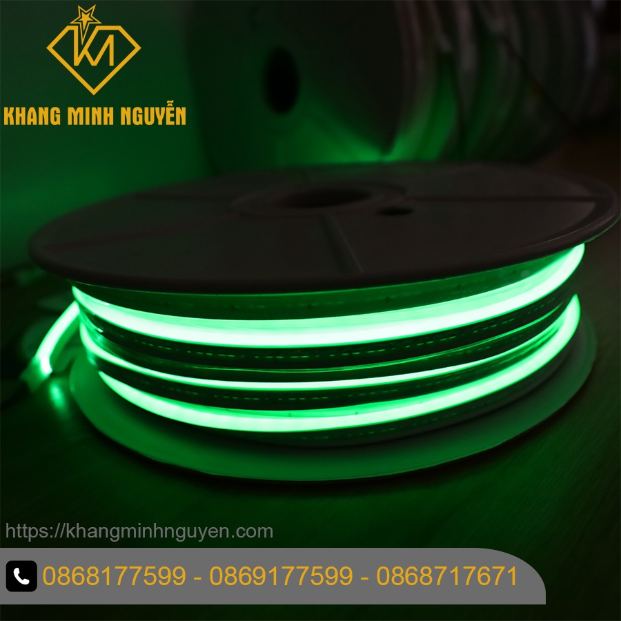 [Giá 1 mét] Đèn LED Neon 12V - 2835 - IP65 cuộn 50m - Đỏ, Cam, Vàng Nhạt, Vàng Đậm, X.Lá, X.Ngọc, X.Dương - Led uốn chữ