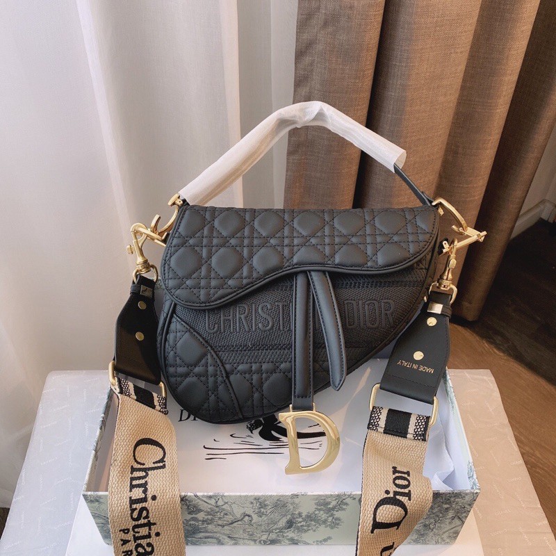 Túi xách nữ, túi yên ngựa thời trang da thật cao cấp Dior CD có 4 màu xinh