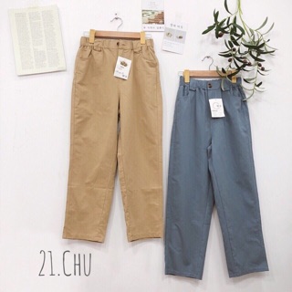 Quần kaki FREESIZE cạp chun sau (chọn màu inbox)