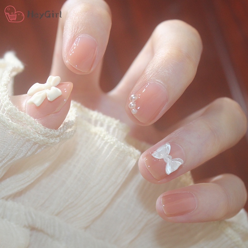 Set 24 móng tay giả nữ tính hợp thời trang cho nữ