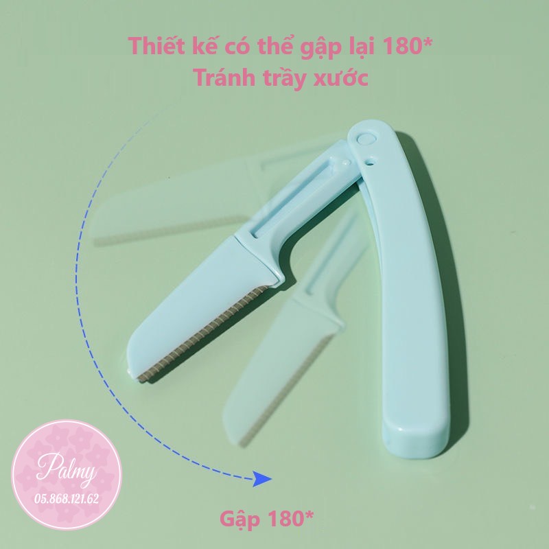 Bộ 3 Dao Cạo, Tỉa Lông Mày, Chân Mày Tóc Mái Tiện Lợi