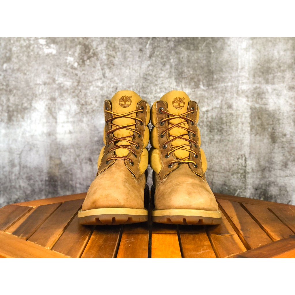 (SIZE 38) Giày chính hãng 2hand TIMBERLAND 6 INCH GHETE PREMIUM WATERPROOF BOOTS