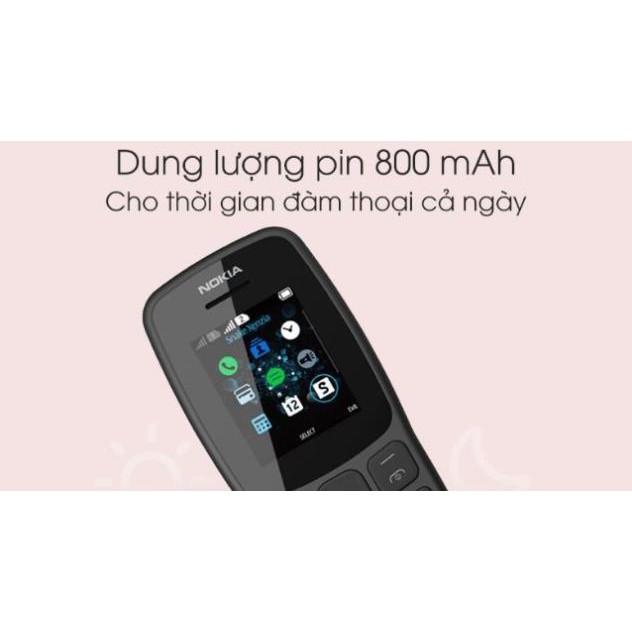[Mã ELMS5 giảm 7% đơn 300K] Điện thoại nokia 106 (2018) chính hãng mới 100% BH 12T [xả hàng giá vô địch] | BigBuy360 - bigbuy360.vn