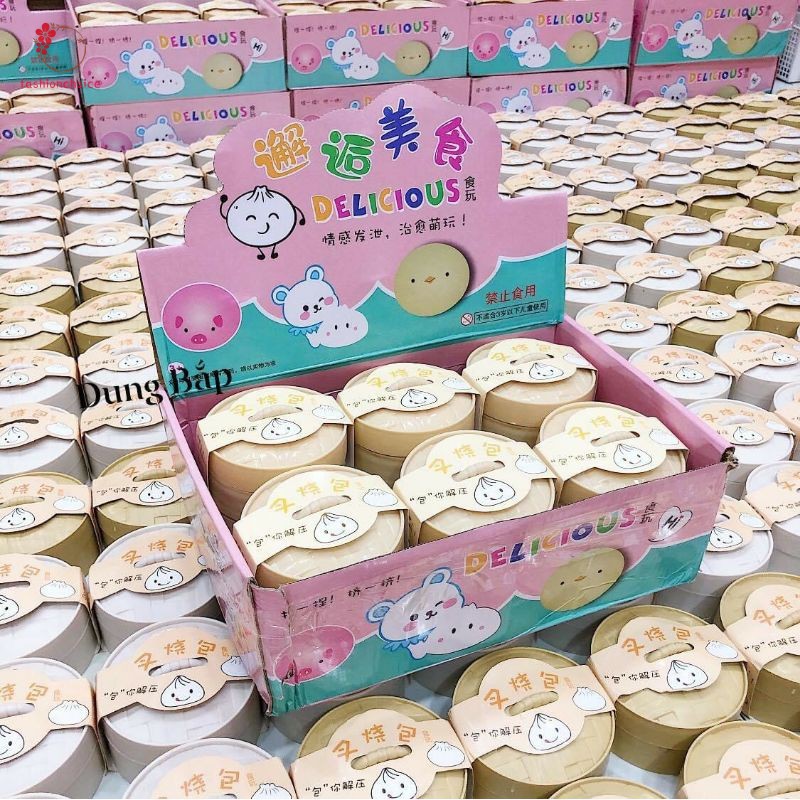 Đồ chơi bánh bao giảm stress cho trẻ em người lớn chất liệu TPR an toàn cho sức khỏe