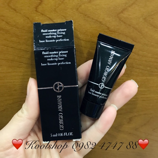 Mini 5ml Kem lót Armani Fluid Master Primer