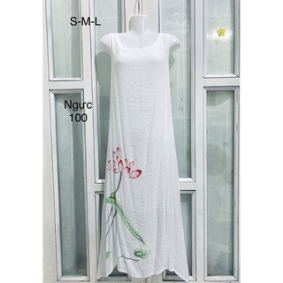 Đầm maxi dáng suông không tay [2 mẫu ]