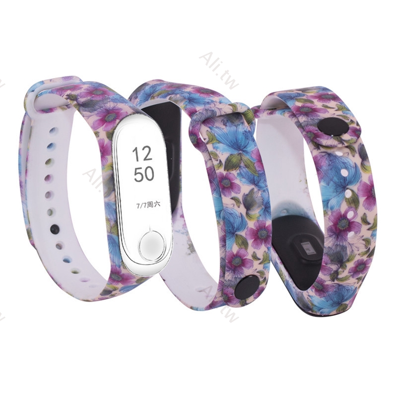 Dây Đeo Họa Tiết Rằn Ri Cho Đồng Hồ Thông Minh Xaiomi Mi Band 4 3