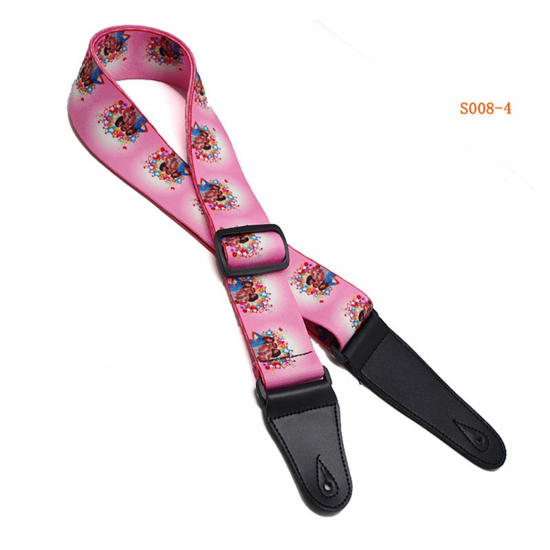 Dây Nylon Đeo Đàn Guitar Điện / Guitar Bass Nhiều Màu Sắc Tùy Chỉnh 12 Cái