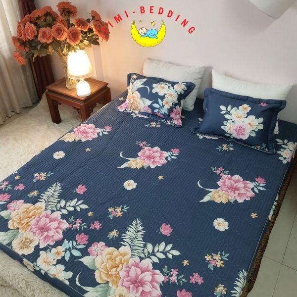 Ga trải giường trần bông – Ga trần bông bọc chun cao cấp, dày đặn, ấm áp – Timibedding