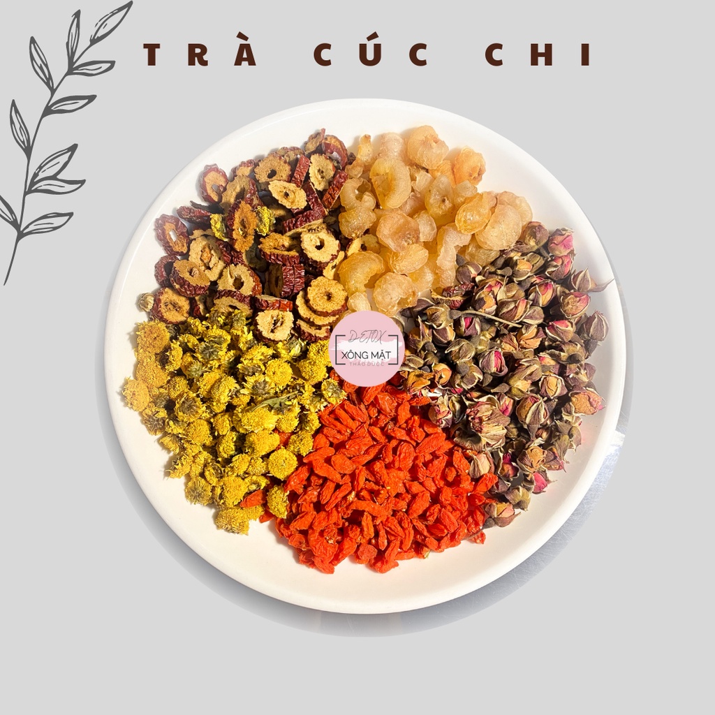 SET 30 gói TRÀ DƯỠNG NHAN + tặng bình thủy tinh 500ml đẹp da, dễ ngủ