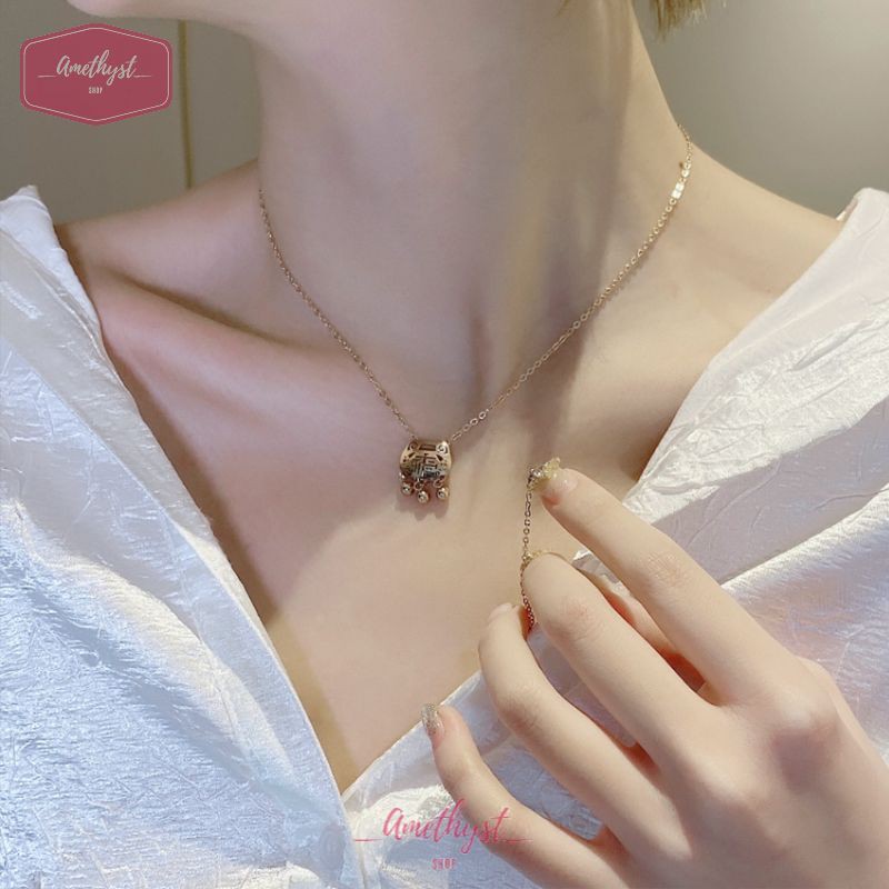 Dây Chuyền, Vòng Tay Titan Khóa Trường Mệnh Lục Lạc