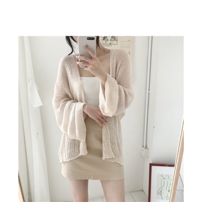 Áo khoác cardigan len mỏng CK206