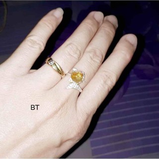 Nhẫn hồ ly tóc vàng bạc ta