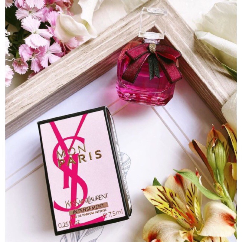 [auth] nước hoa ysl mon paris mini 7.5ml bản limited - mùi xuất sắc