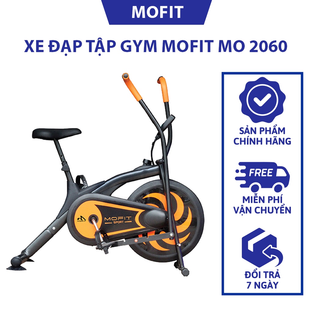 Xe đạp thể dục, Thể thao trong nhà, xe đạp tập gym MOFIT MO 2060 kiểu dáng nhỏ gọn, bảo hành 12 tháng