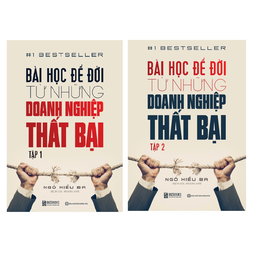 Sách - Bài Học Để Đời Từ Những Doanh Nghiệp Thất Bại Tập 1 + Tập 2 Tặng Sổ Tay | WebRaoVat - webraovat.net.vn