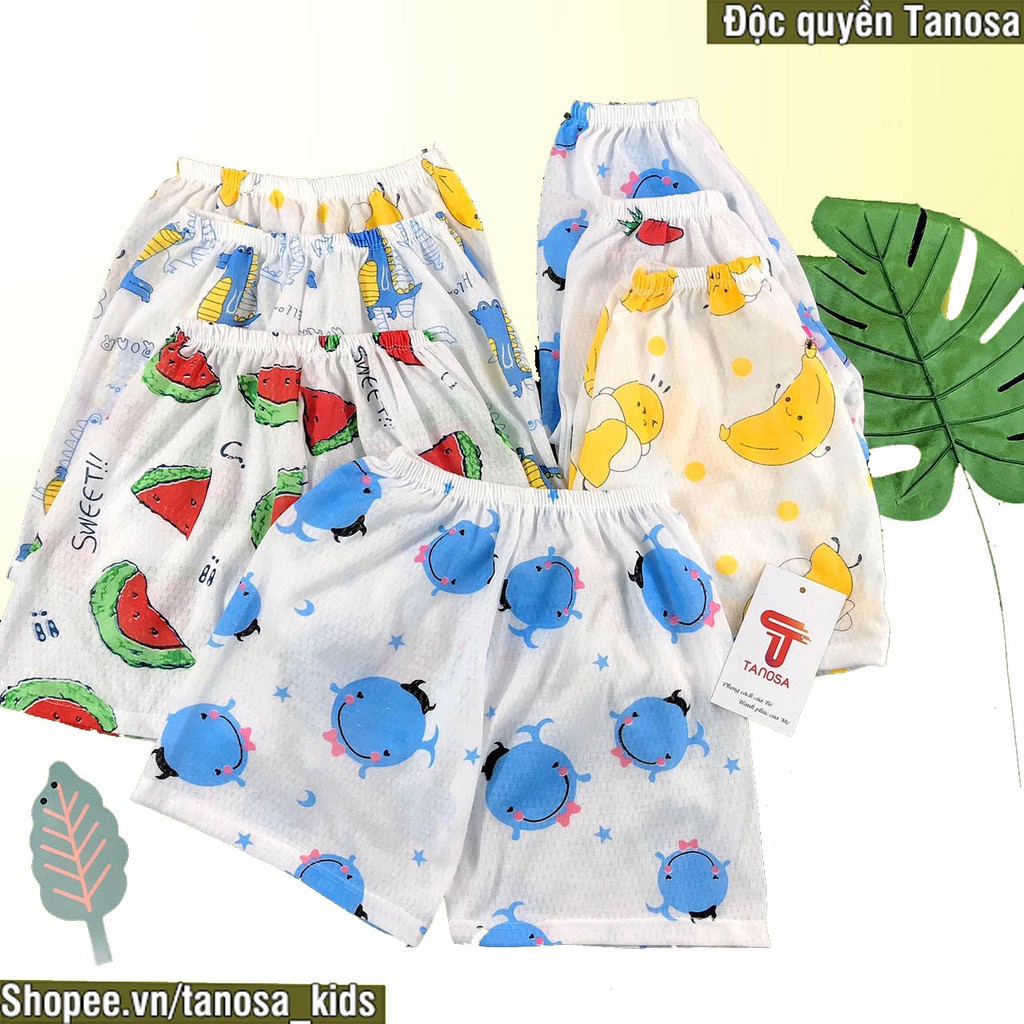 [ SALE SỐC] Combo 10 quần cotton giấy hè thu loại 1 cho bé trai bé gái