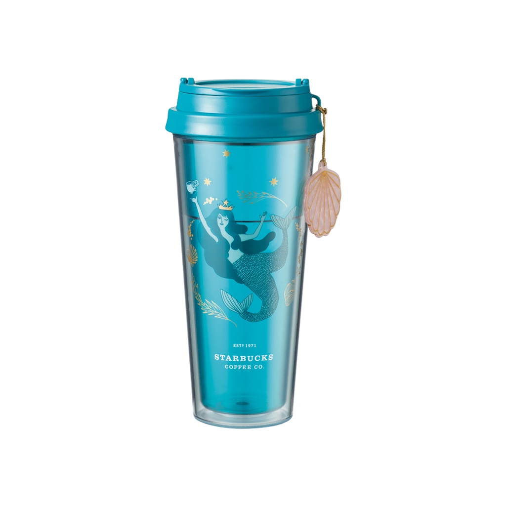 Bình Starbucks 16Oz (473ml) Siren With Shell Charm