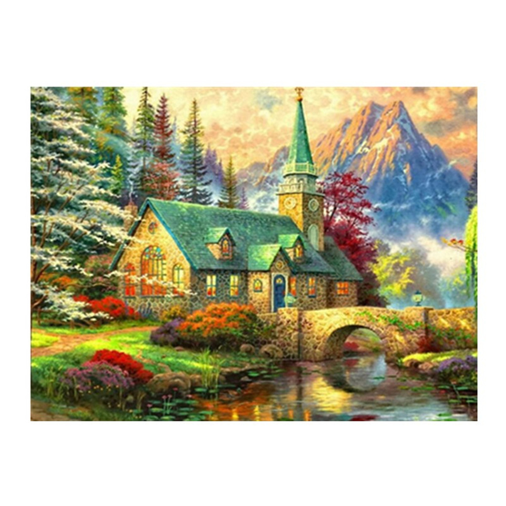 forkoobe.vn 5D DIY Diamond Painting Rhinestone Pasted Embroidery Cross Stitch Home Decor