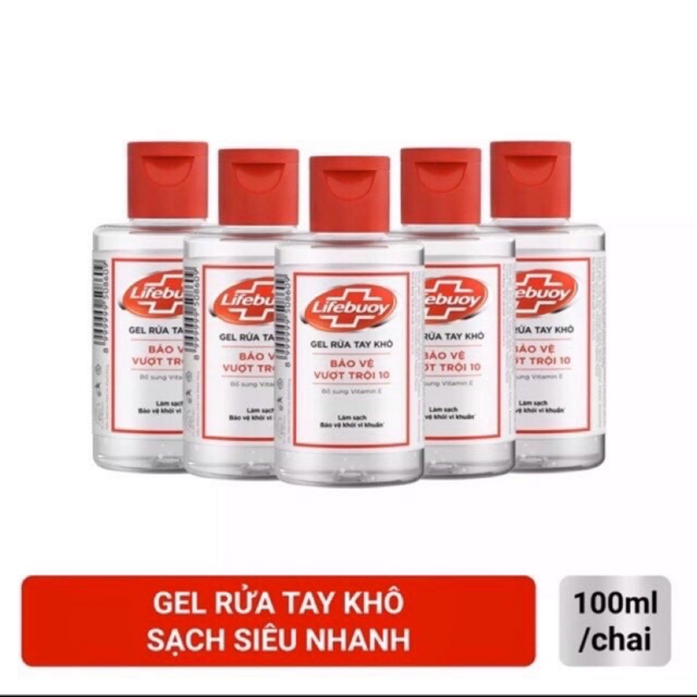 Gel Rửa Tay Khô Lifebuoy 100ml FREESHIP