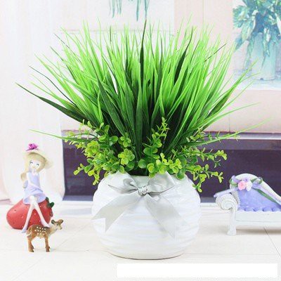 ❖✜¤Chậu cây để bàn nhiều mẫu, lọ hoa cỏ nhân tạo xanh mát trang trí nhà cửa, shop thời trang, cửa hàng