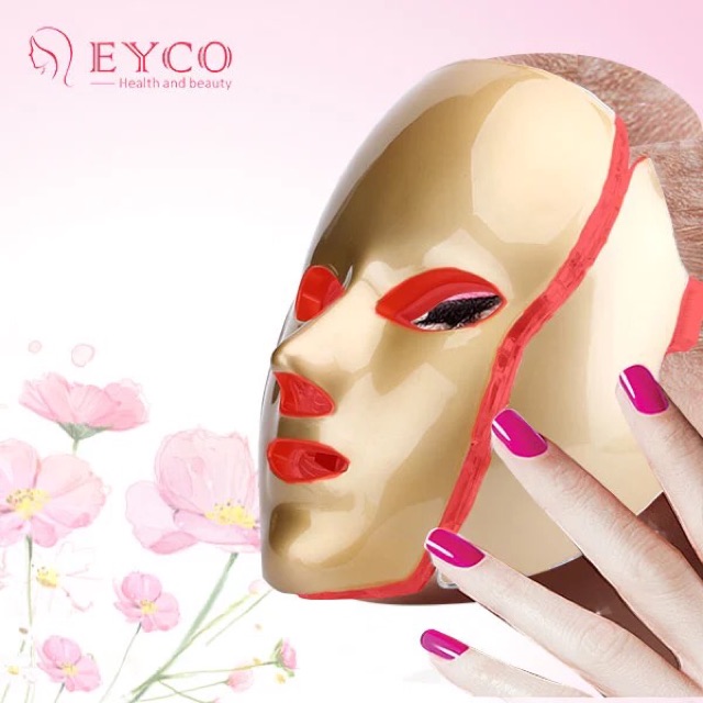 Mặt Nạ Ánh Sáng Sinh Học 7 Màu Cao Cấp 24k Gold Mới