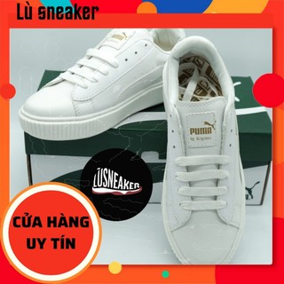 Giày thể thao Puma trắng, Giày Sneaker nam, nữ full trắng đủ size
