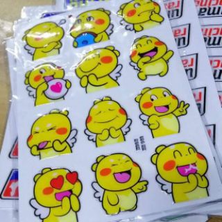 tem dán xe siêu hot hinh khung long
