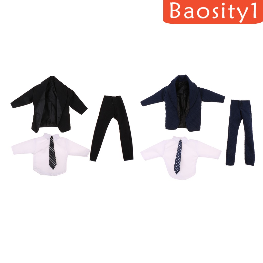 Bộ Quần Áo Phụ Kiện Sang Trọng Màu Đen Dành Cho Búp Bê Ken