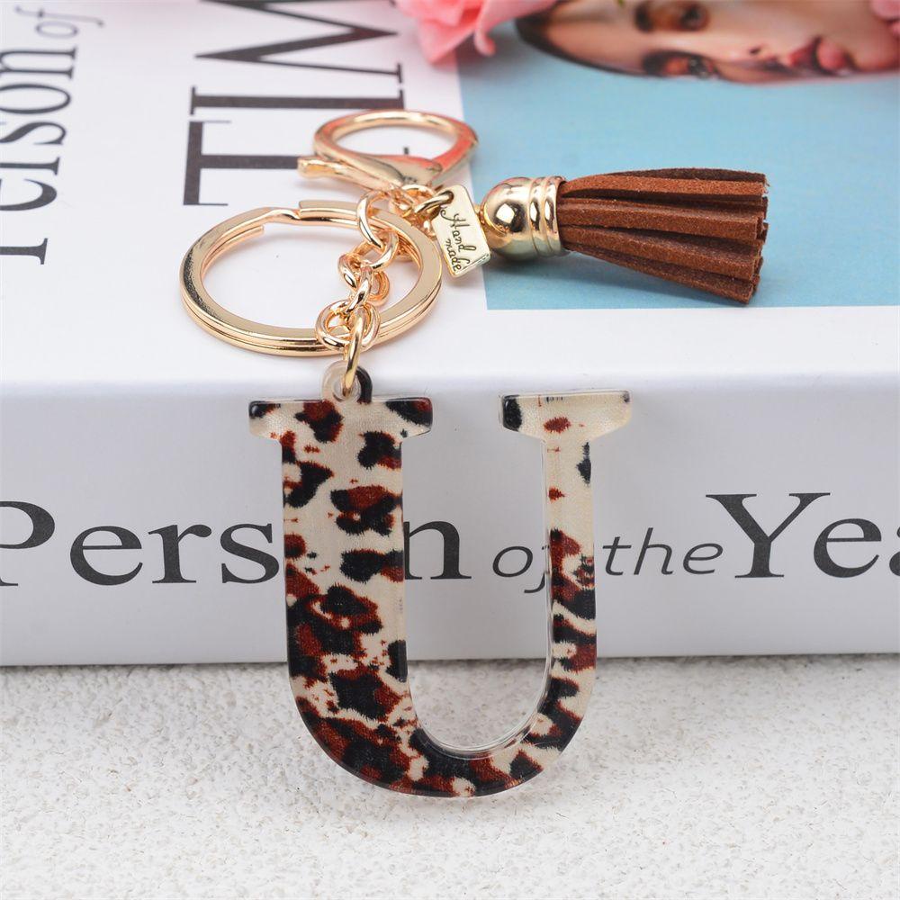 Móc Khóa Hình Báo Hồng Màu Sắc Gradient Độc Đáo