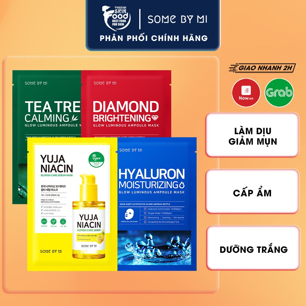 Mặt nạ giấy dưỡng da cao cấp Hàn Quốc Some By Mi Ampoule Mask 25g