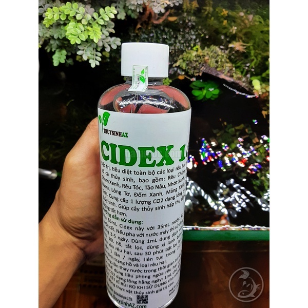 [Mã PET50 giảm 10% - tối đa 50K đơn 250K] Cidex 14 Nguyên Chất - Dung Dịch Phòng &amp; Trị Rêu Hại Cho Bể Cá Thuỷ Sinh