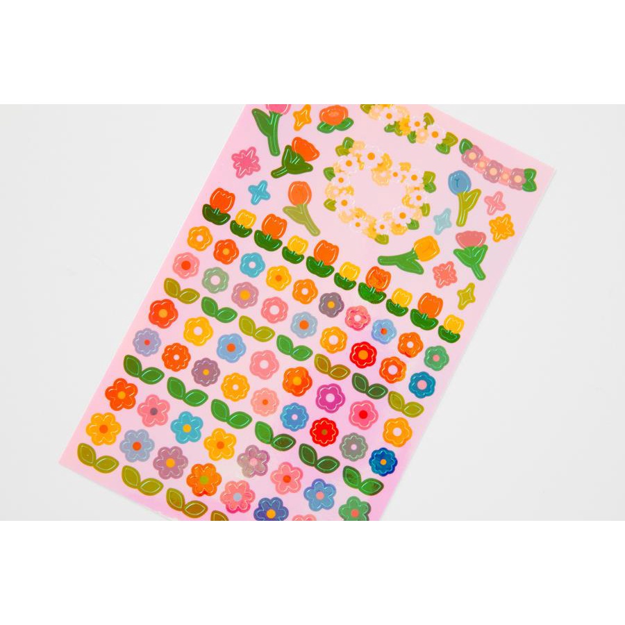 Set 2 Tấm Sticker ARTBOX Hàn Quốc Hình Hoa Phản Quang