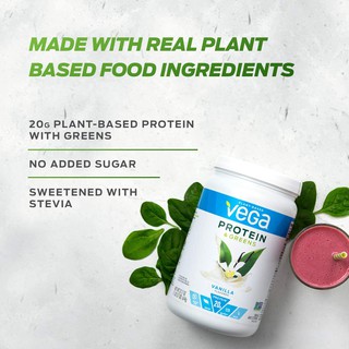 Bột pha sữa thuần chay hữu cơ Vega protein & greens