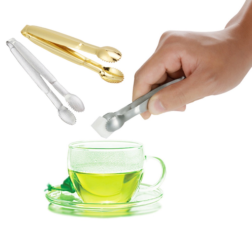 YIYU Kẹp gắp đá/thực phẩm bằng thép không gỉ 1 cái