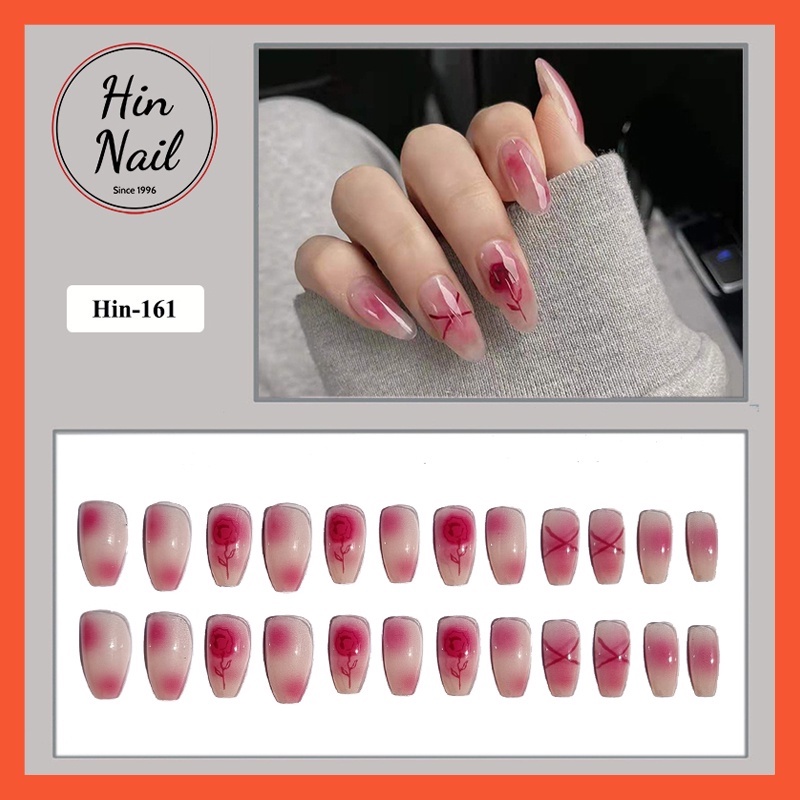 Móng Giả Hin Nail Bông Hoa Nổi 3D Sang Chảnh