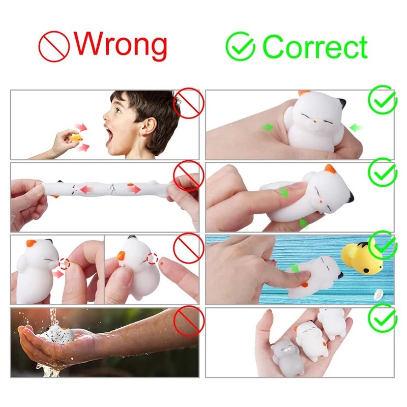 Đồ chơi mềm dẻo giảm stress - kiểu dáng động vật hoạt hình đáng yêu