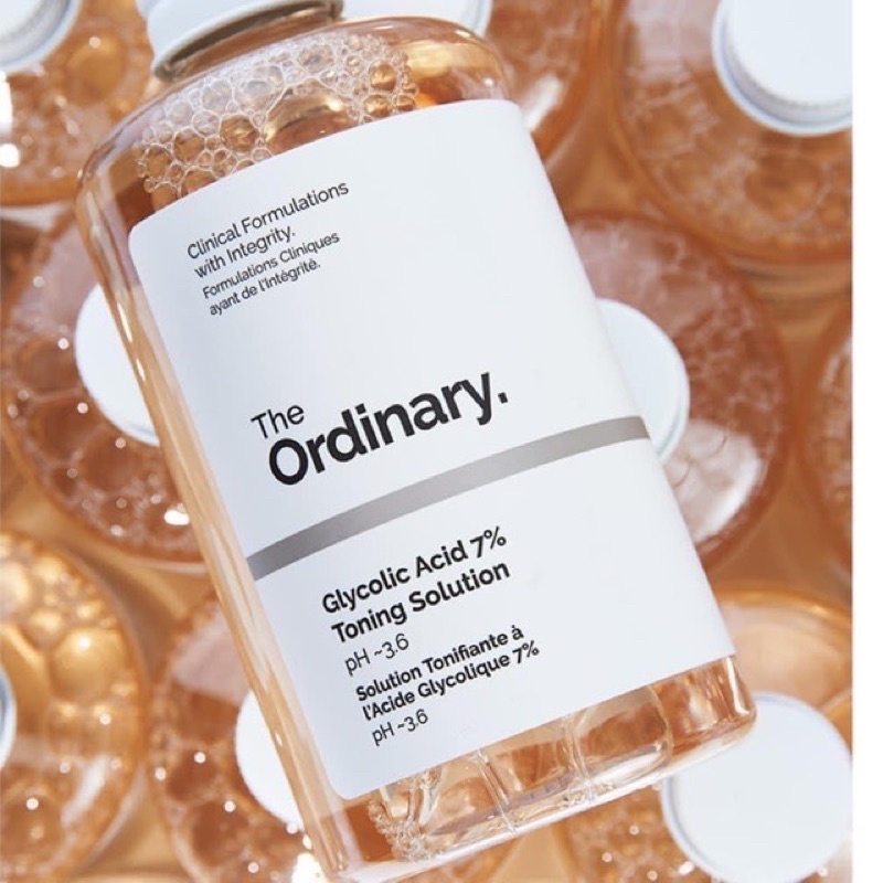 Toner Tẩy Da Chết Làm Sạch Glycolic Acid 7% Toning Solution - The Ordinary