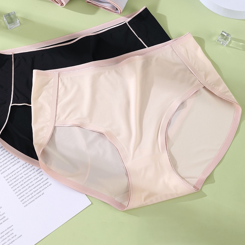 Quần lót lụa lạnh zxyouping không đường may kháng khuẩn độ co giãn cao hàng mới chất lượng cao