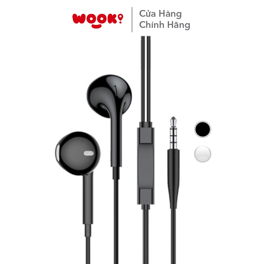Tai Nghe Nhét Tai Có Dây ROBOT RE10 Nghe Nhạc Đàm Thoại Cổng Kết Nối 3.5mm Âm Thanh Sắc Nét Hàng Chính Hãng