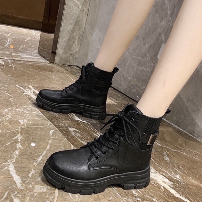 BỐT CỔ LÊN KHOÁ CÀI ĐẾ ULZZANG 5p KÈM ẢNH CHỤP THẬT