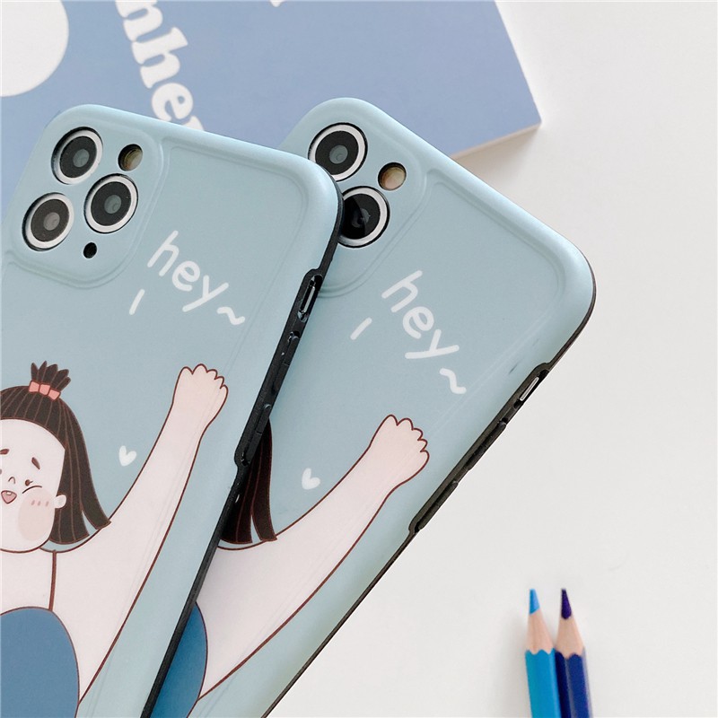 Ốp lưng iphone Bé mập IMD dày dặn viền nổi 5/5s/6/6plus/6s/6splus/7/7plus/8/8plus/x/xr/xs/11/12/pro/max/plus/promax | BigBuy360 - bigbuy360.vn