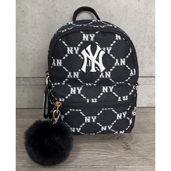 MLB - Balo mini phom chữ nhật Monogram Nylon Jacquard 3ABKS011N-50BKS O.G Sneakers